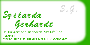 szilarda gerhardt business card